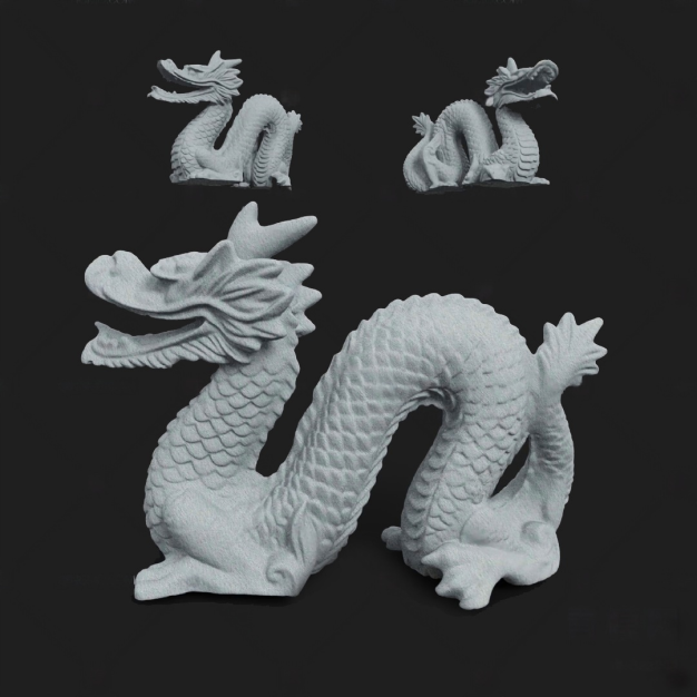 龙 雕塑3D模型